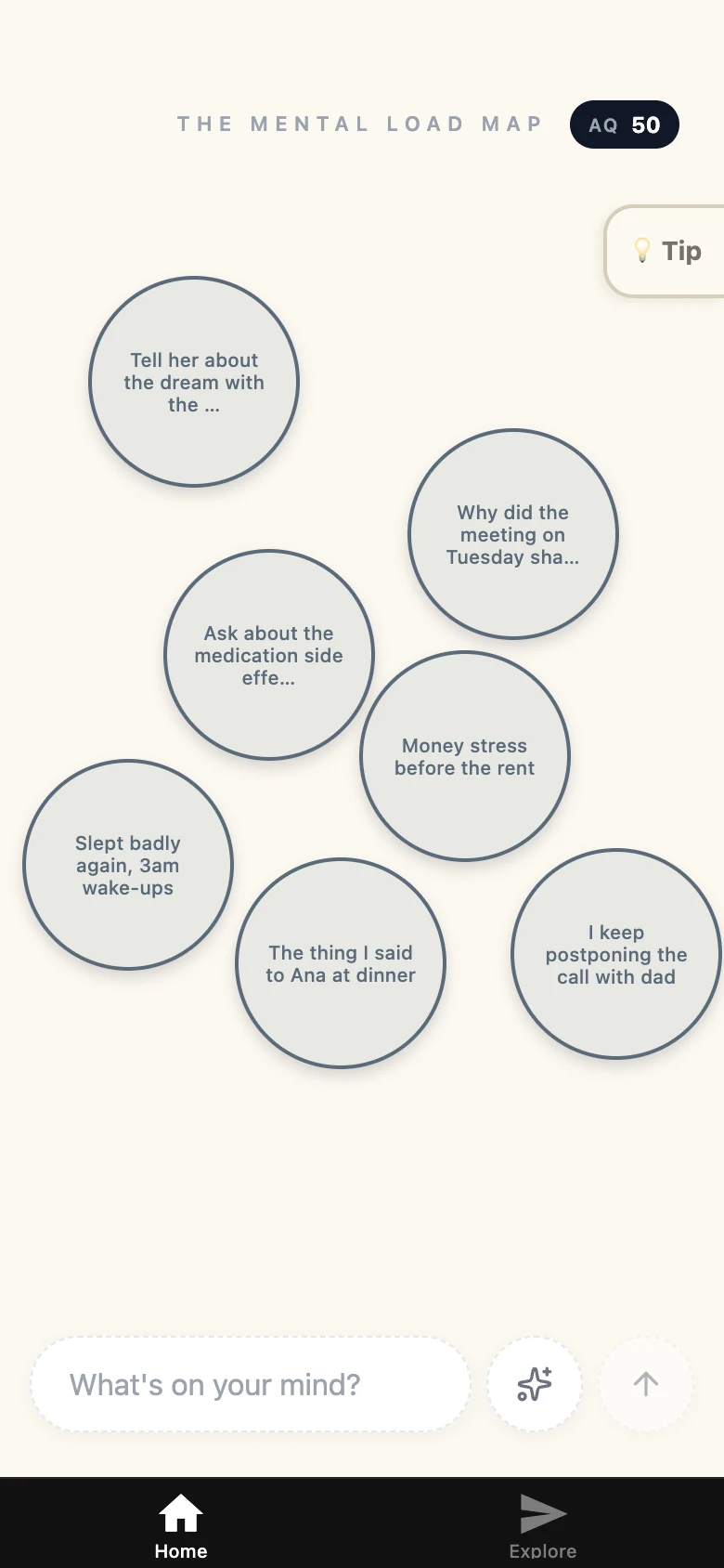 Declutter — the mental load map